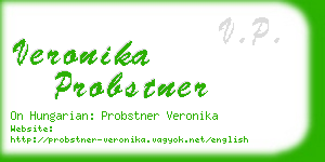 veronika probstner business card